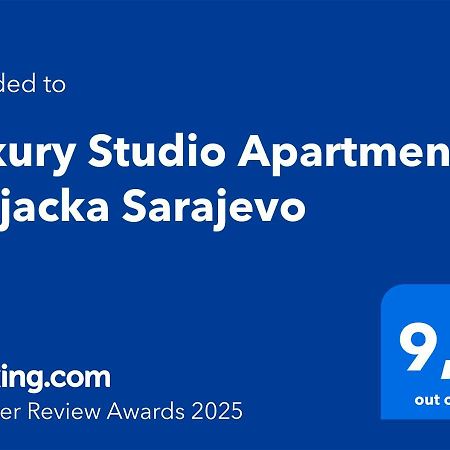 Luxury Studio Apartment Miljacka SJJ Eksteriør billede